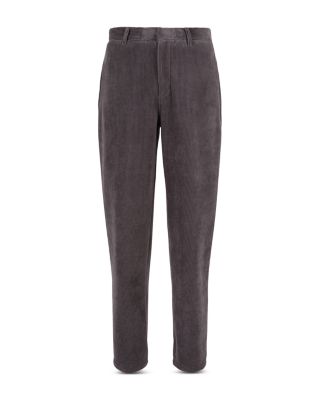 Cotton Blend Ribbed Velour Regular Fit Pants