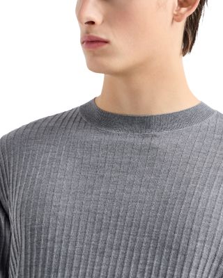 Travel Essentials Ribbed Effect Wool Sweater