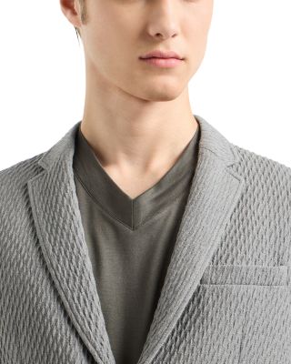 Textured Stretch Blazer