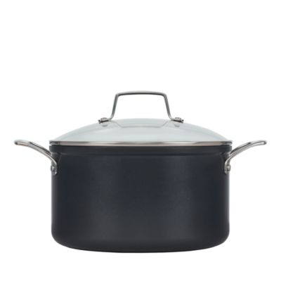 Essential Nonstick Ceramic Stockpot with Glass Lid, 4 Qt. 