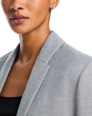 14K White Gold Diamond Flower Stud Earrings, 0.55 tcw