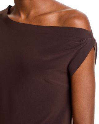 Drop Shoulder Asymmetric Top