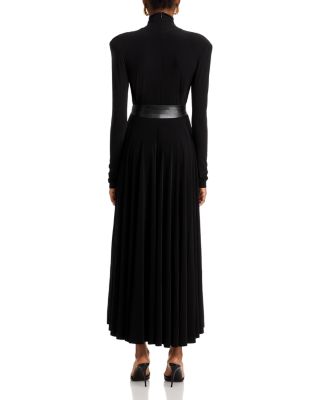 Norma Kamali Belted Maxi Dress | Bloomingdale's Women