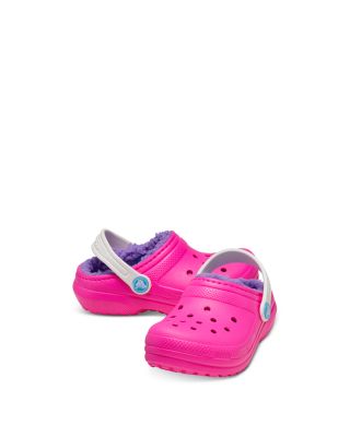 Crocs Unisex Classic Lined Clogs - Toddler