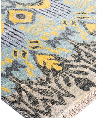 Bloomingdale's Indo Ikat M6133 Area Rug, 9'1" x 12'2"