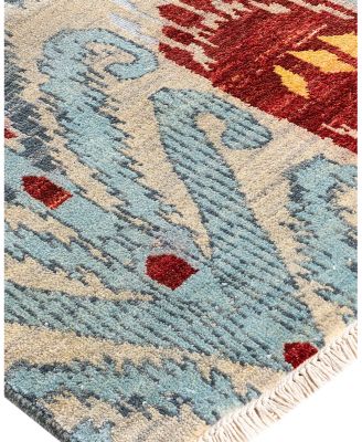 Bloomingdale's Indo Ikat M6013 Area Rug, 9'1" x 12'1"