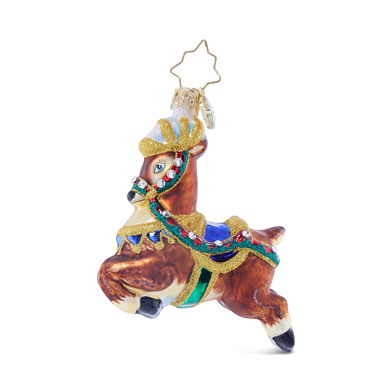 Christopher Radko Take To The Skies Gem Glass Ornament