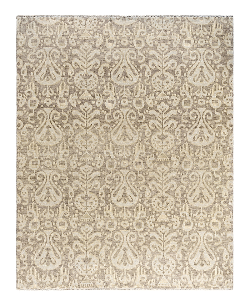 Bloomingdale's Indo Ikat M7052 Area Rug, 8'2 X 10'2 In Gray