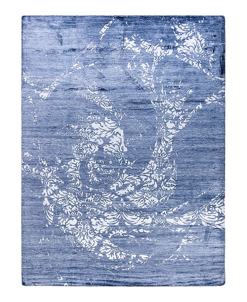 Bloomingdale's Indo Modern M7971 Area Rug, 9'2 X 12' In Gray