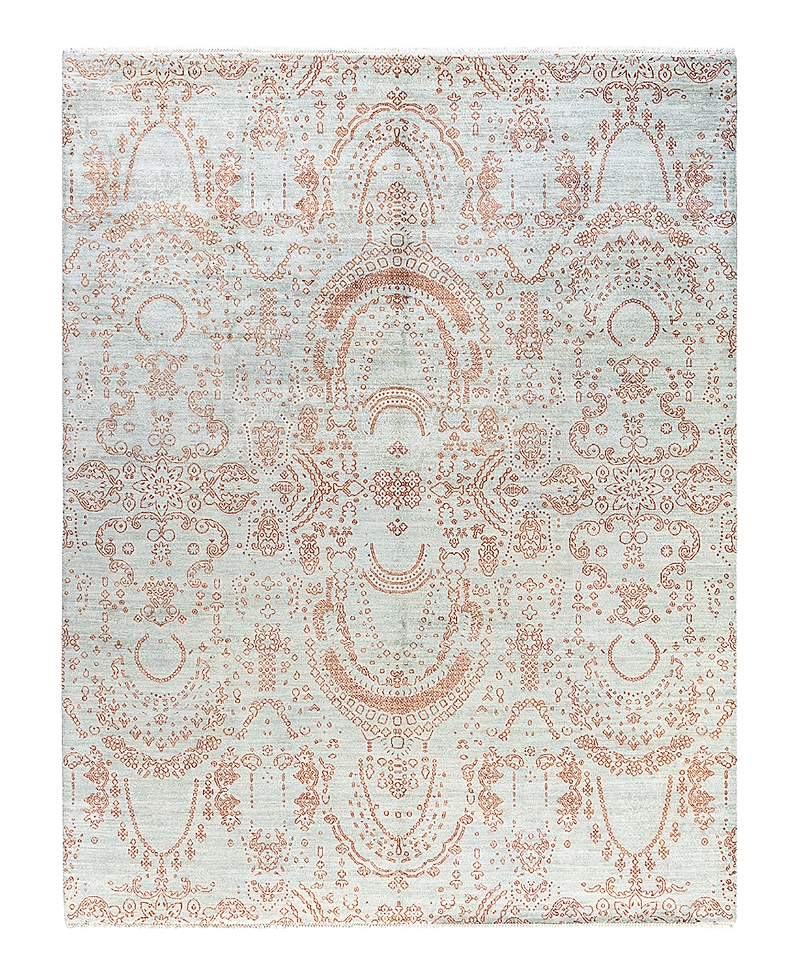 Bloomingdale's Indo Ikat M6283 Area Rug, 8' X 10'4 In Gray