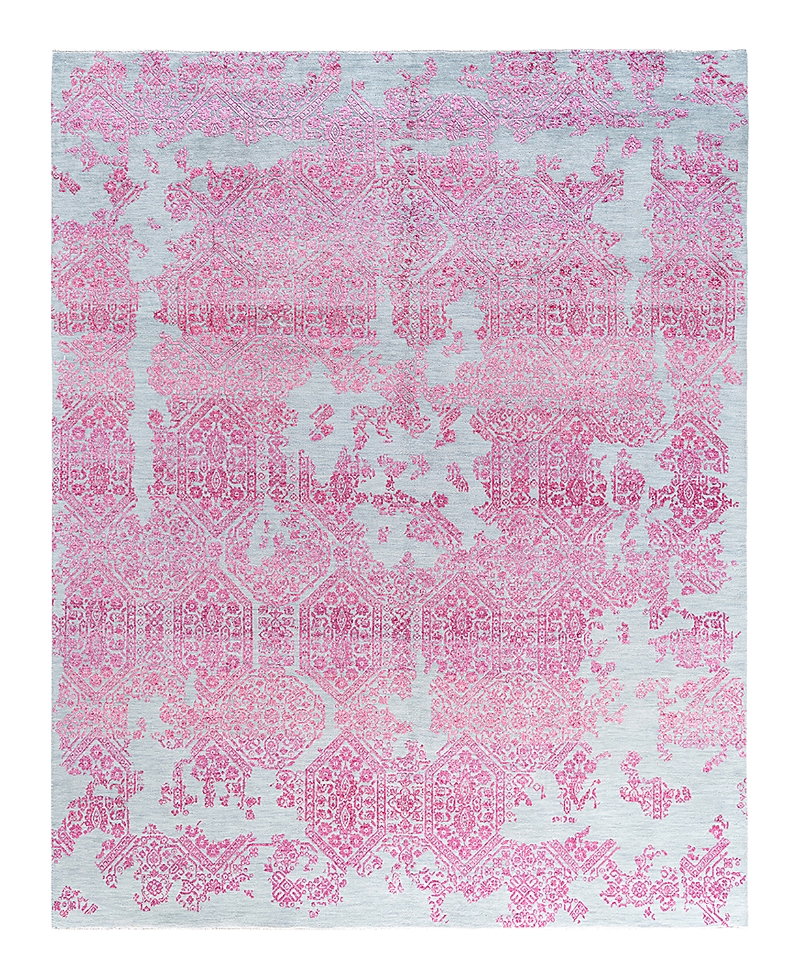 Bloomingdale's Indo Ikat M7161 Area Rug, 7'10 X 9'10 In Gray