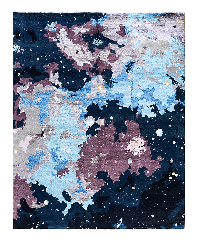 Bloomingdale's Indo Ikat M7251 Area Rug, 8'2 X 10'4 In Black