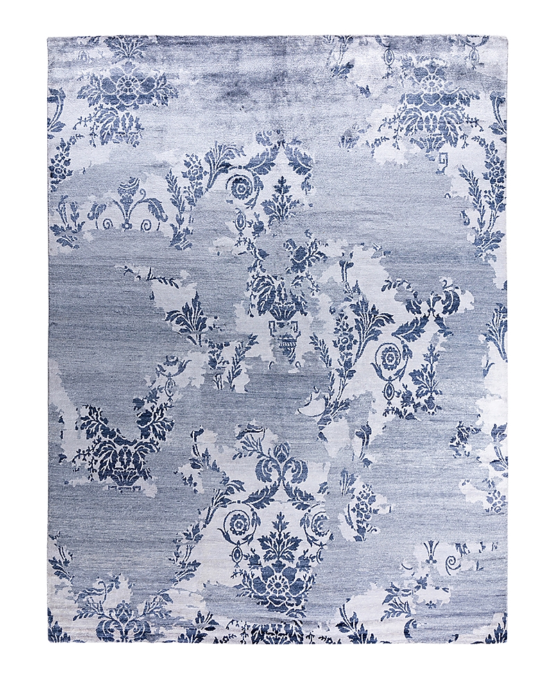 Bloomingdale's Indo Modern M6816 Area Rug, 9'2 X 12'4 In Gray