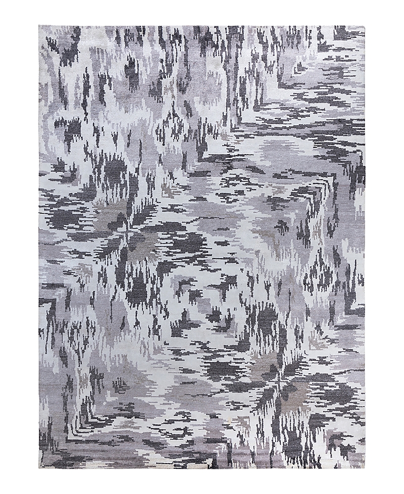Bloomingdale's Indo Modern M6279 Area Rug, 9'1 X 12' In Ivory