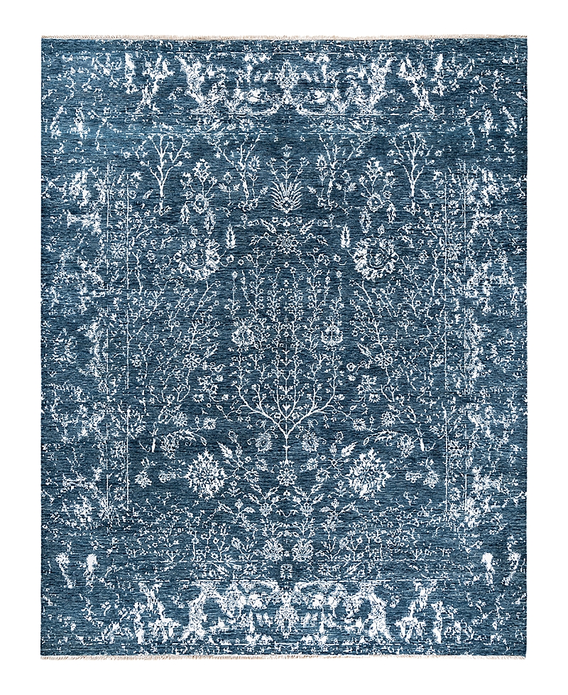 Bloomingdale's Indo Ikat M7307 Area Rug, 8'1 X 10'2 In Gray