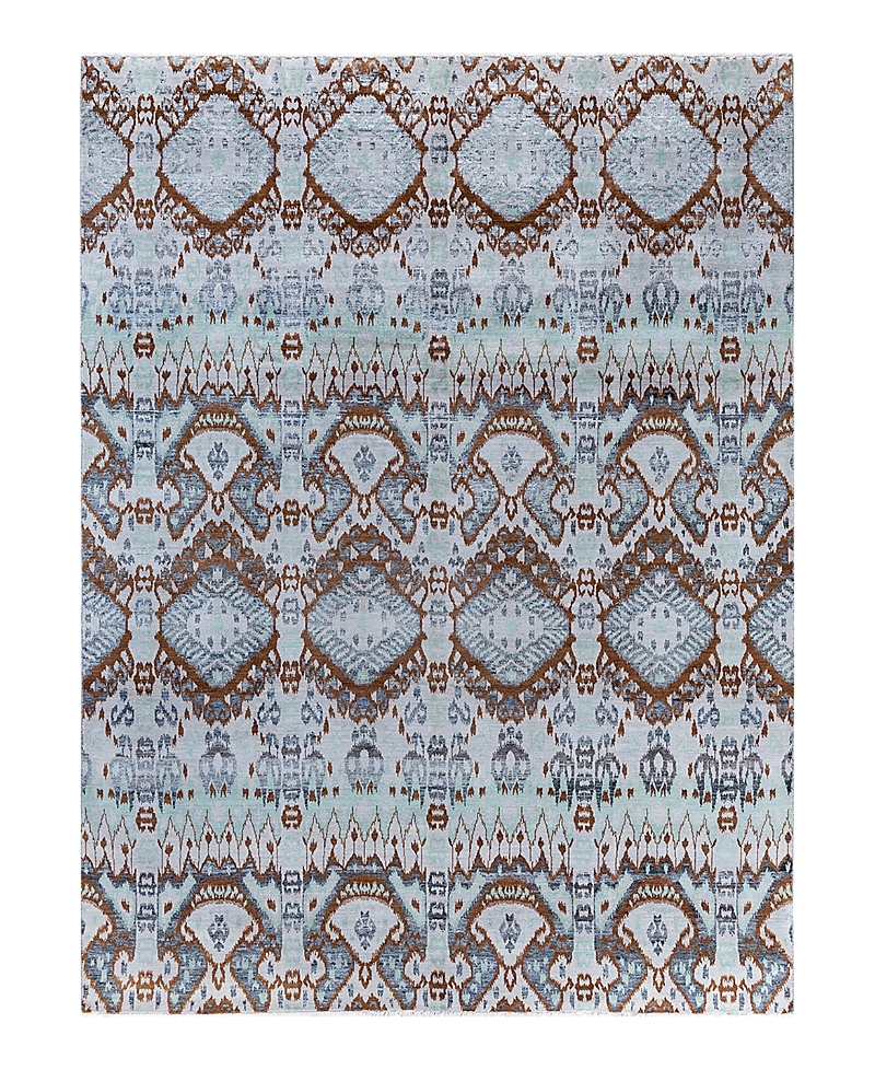 Bloomingdale's Indo Ikat M7581 Area Rug, 8' X 10'4 In Gray