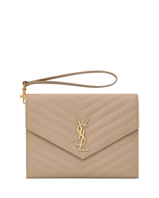 Saint Laurent Cassandre Matelasse Flap Pouch