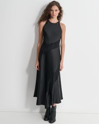 DKNY Satin Maxi Dress | Bloomingdale's Women