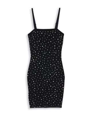 Theme Girls' Brooke Stretch Mesh Rhinestone Embellished Dress - Big Kid