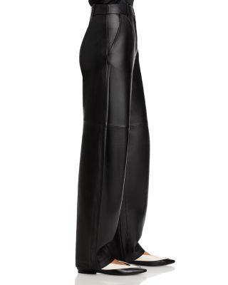 High Waist Leather Balloon Pants 