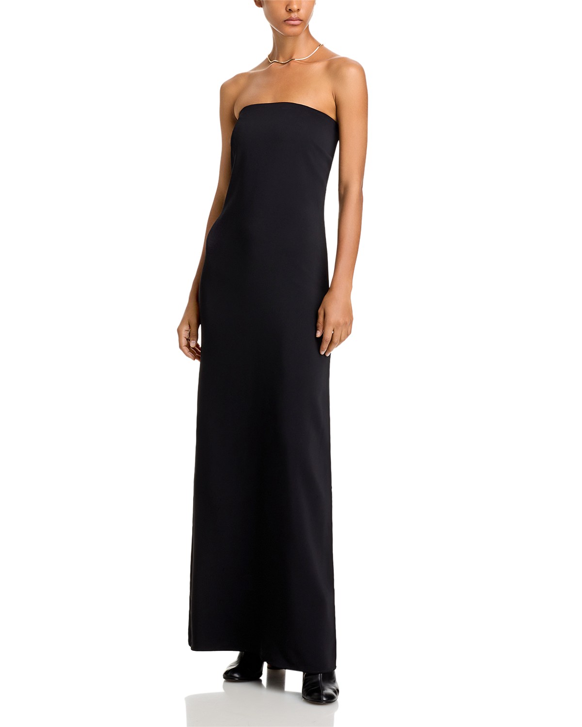 Co Strapless Dress in Black