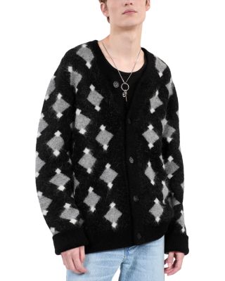 The Kooples - Diamond Geo Wide Fit Cardigan