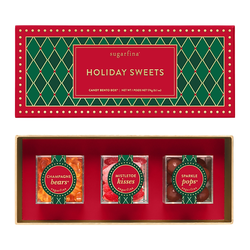 Sugarfina Happy Holidays 2024 3 Piece Bento Box