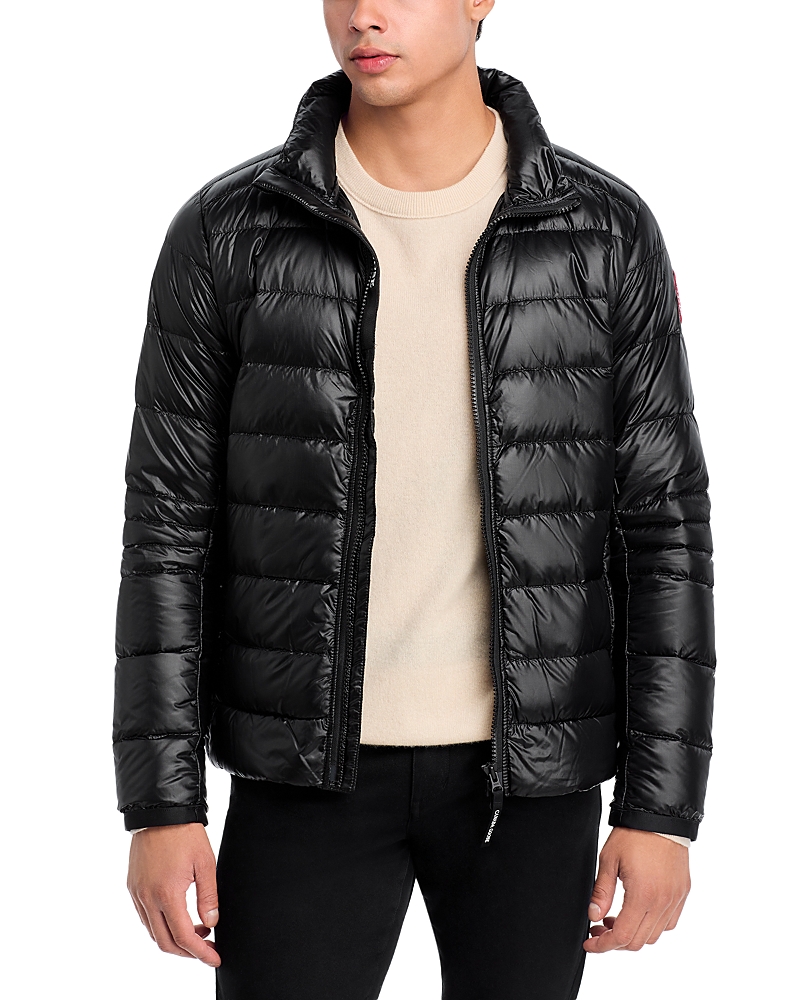 Shop Canada Goose Crofton Down Puffer Jacket In Black