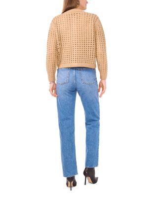 Crewneck Cardigan Sweater