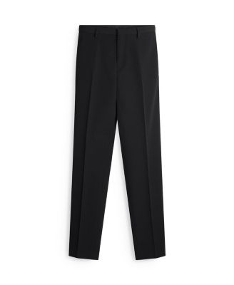 Lanvin Cigarette Trousers With Satin Side Bands
