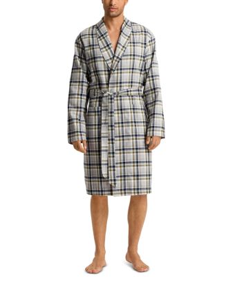 Hanro Homey Checked Robe | Bloomingdale's