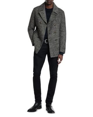 Harden Regular Fit Double Breasted Wool Peacoat