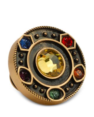 Cufflinks Inc - Infinity Stones Antique Gold Tone Lapel Pin