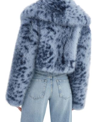 Danika Leopard Faux Fur Jacket