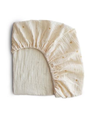 Mushie Extra Soft Muslin Crib Sheet