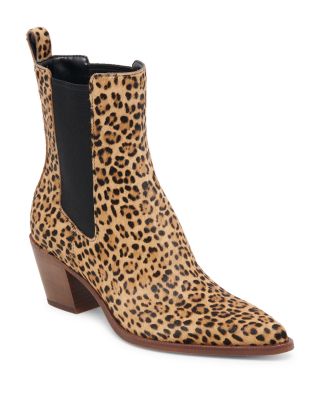 Dolce vita animal print booties best sale