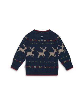 Unisex Reindeer Fair Isle Reindeer Sweater - Baby