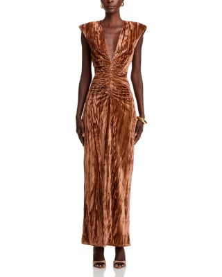 ronny kobo brown sequin dress Tilly Dress – Ronny Kobo