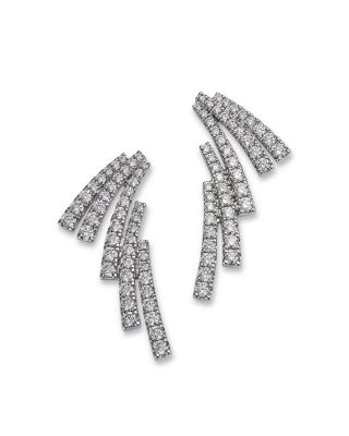 Bloomingdale's Fine Collection Diamond Cascade Drop Earrings in 14K White Gold, 1.75 ct. t. w.