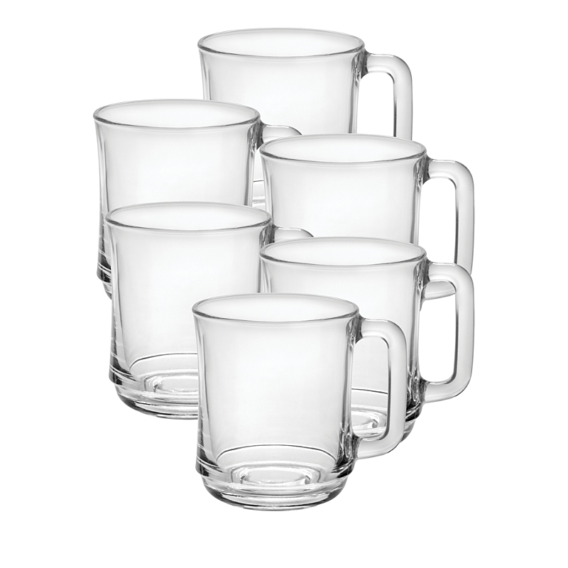 Duralex Lys Stackable Mug, Set Of 6 In Clear