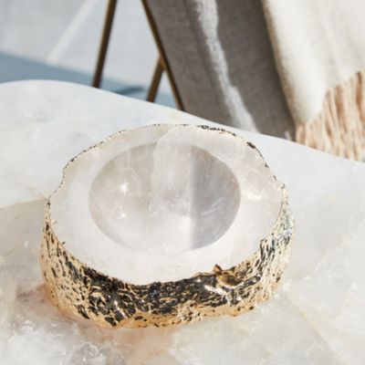 Casca Bowl, Crystal & Gold