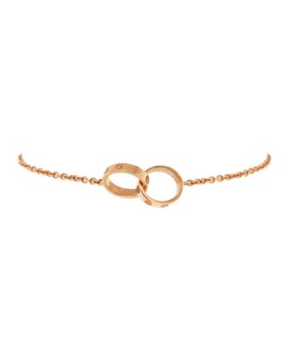 Pre-Owned Cartier - Love Interlocking Bracelet 18K Rose Gold