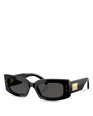 Dolce & Gabbana - Logo Plaque Rectangular Sunglasses, 55mm