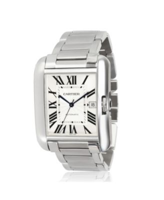 Pre-Owned Cartier - Stainless Steel Tank Anglaise Watch W5310008 36.80mm