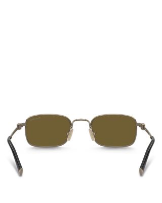 Regarde Rectangle Sunglasses, 49mm