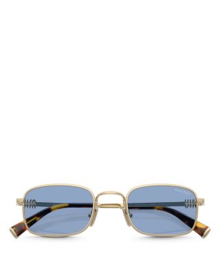 Regarde Rectangle Sunglasses, 49mm