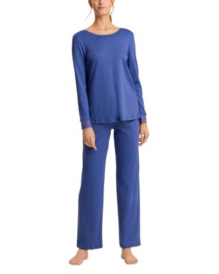 Hanro Sophie Lace Trim Pajama Set