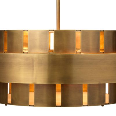 Orbit Steel 4-Light Chandelier