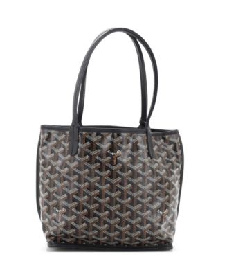 Pre-Owned Goyard Mini Anjou Reversible Tote Coated Canvas ...