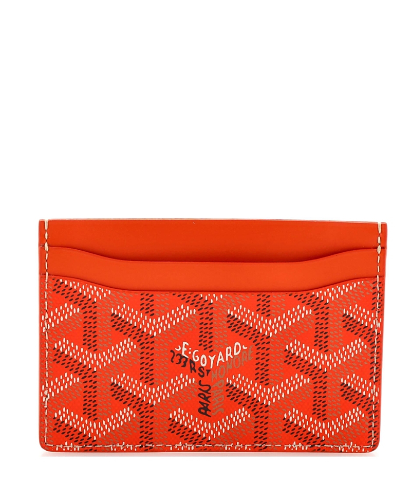 Pre-Owned Goyard Saint Sulpice Card Holder Coated Canvas